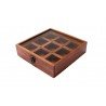 WOODEN SPICE BOX - Spice Organizer - Sheesham Box for Spices - Spice Box with Compartment - Indian Masala Box