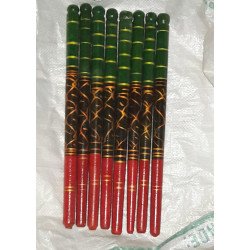 Pack of 200 Pairs HANDPAINTED DANDIYA STICKS