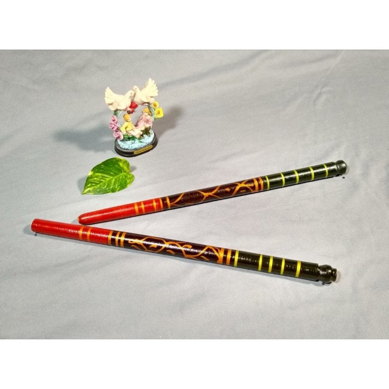 Pack of 200 Pairs HANDPAINTED DANDIYA STICKS