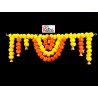 3 feet Yellow Orange Flower Door valance Indian Toran Indian wedding decoration Artificial flower door hanging home decor