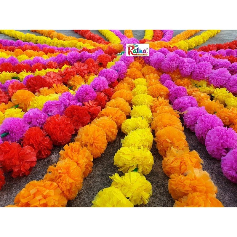 Multi color artificial Flower Decoration