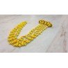 5 String Handmade Boho Decor Rainbow Pom Pom Garland (Yellow)