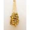 Pack of 10 Gold and Silver Gota Garlands, Indian Wedding Decor, Mehendi Decor, Party Backdrop